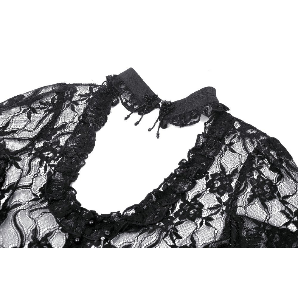 Dark in Love Lace Willow Top