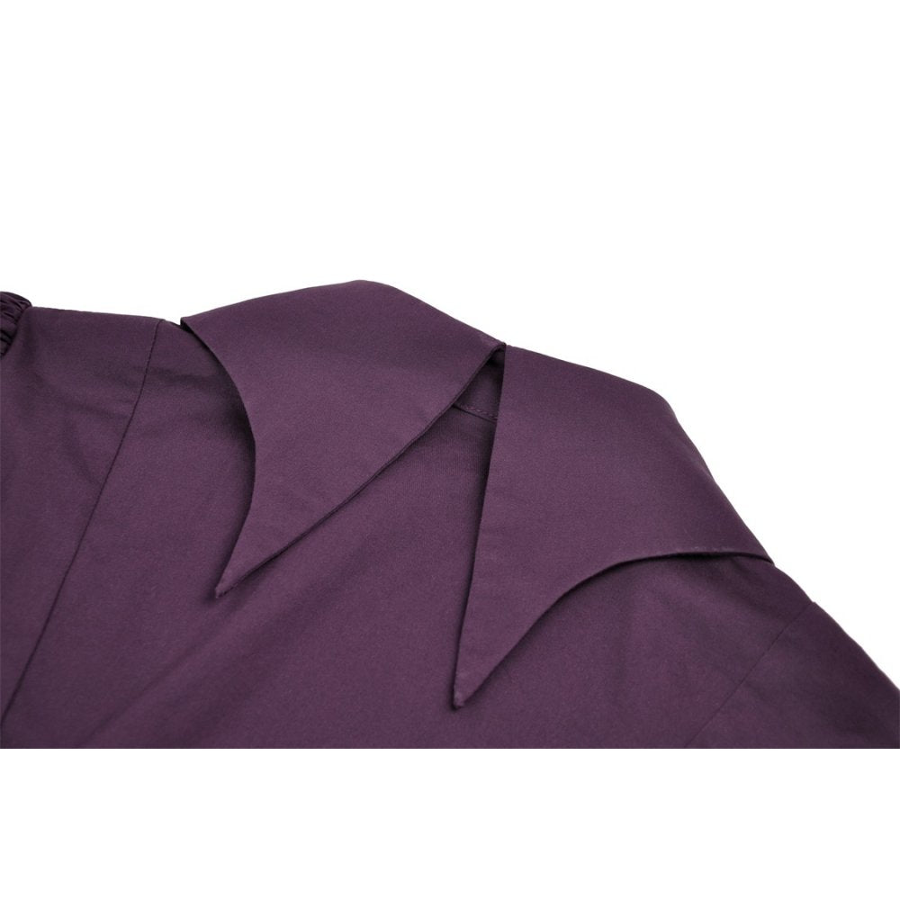 Dark In Love Druantia Blouse in Purple