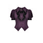 Dark In Love Druantia Blouse in Purple