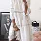 Boho Midi Dress Women's Embroidery Sexy Backless Dress