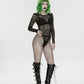 Punk Rave Cyberpunk Armor Mesh Bodysuit