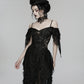 Punk Rave Goth Feather Formal Hat, Gothic Retro-Style