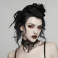Punk Rave Goth Bat Vintage Necklace