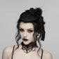 Punk Rave Goth Rose Ribbon Vintage Formal Hat