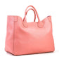 Vireous Genuine Cowhide Leather Oversize Tote Bag