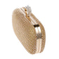Evening Clutch Bag, Diamond-Studded Evening Bag with Chain