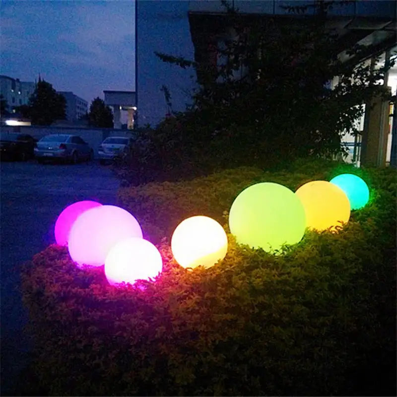 Set of Garden or Events Ball LED Lights