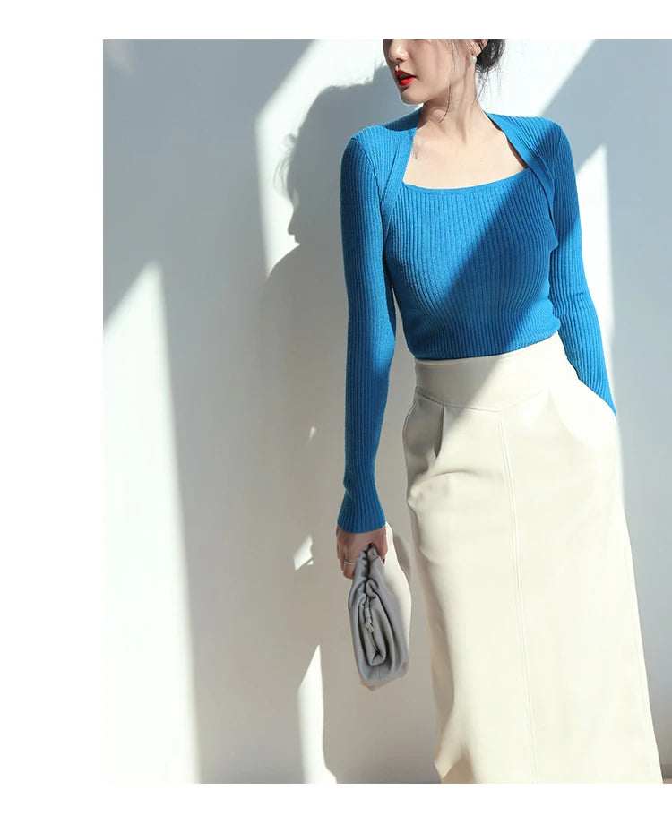 Nerazzurri High-Waist Faux Leather Fashion Skirt, Plus Sizes