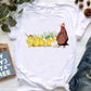 Funny Chicken Graphic 'Love' and 'Peace' T-Shirt, Multi Designs