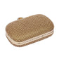 Evening Clutch Bag, Diamond-Studded Evening Bag with Chain