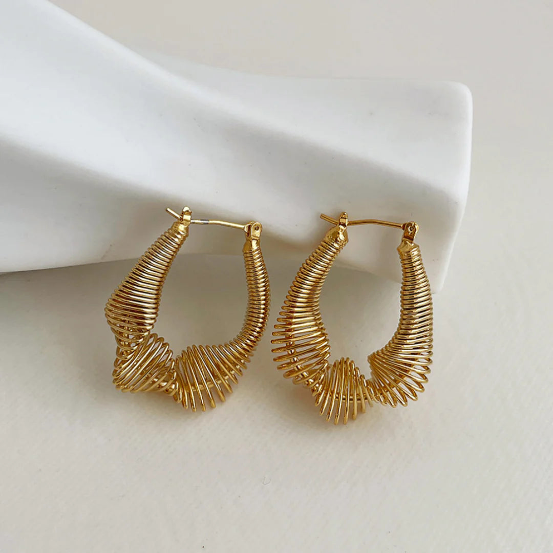 Twister Coiled Earrings