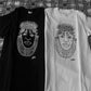 Queen Idia African Art Earth Positive T-Shirt, White on Black