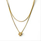 Matilda Luxe 18K Gold-Plated Wraparound T-Bar Necklace