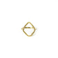 Jamie Luxe 18K Gold-Plated Hollow Jewelled Ring