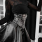 Dark in Lia Punk Love Patent Leather Waist Corset with Metal Accents