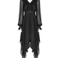 Punk Rave Angelina Chiffon Long-Sleeve Handkerchief Dress
