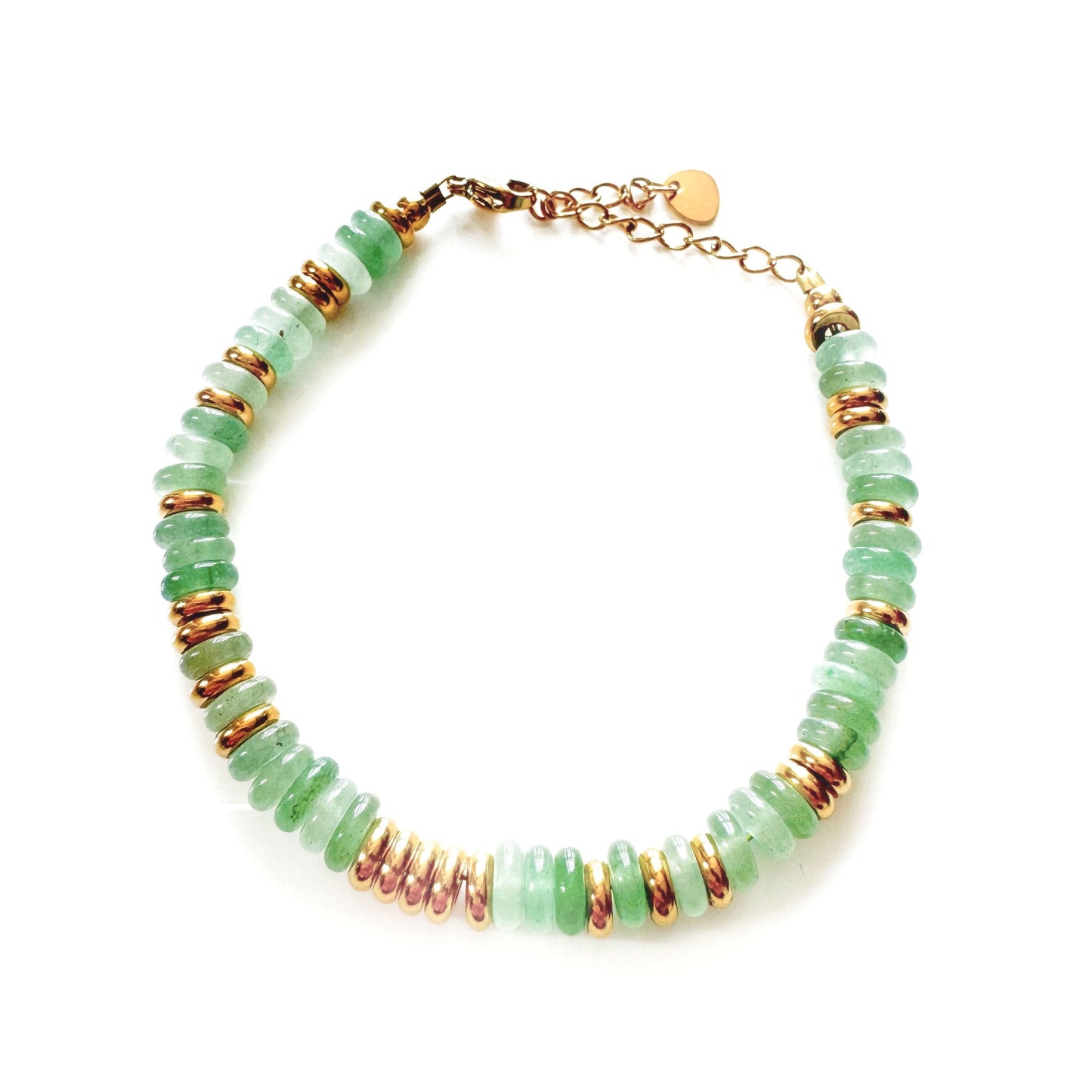 Tala Luxe 18K Gold-Plated Aqua Beaded Bracelet