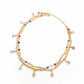 Summer Luxe 18K Gold-Plated Double-Layer Jewel Anklet