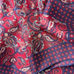 Classic Paisley Silk Scarf, 53cm Hand-Rolled Men's Neckerchief