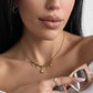 Seraphina Luxe 18K Gold-Plated Charm Necklace