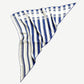 Timeless Stripes Silk Scarf, Double-Sided Print with Luxury Hand-Rolled, Sand-Washed Finish