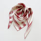 Timeless Stripes Silk Scarf, Double-Sided Print with Luxury Hand-Rolled, Sand-Washed Finish
