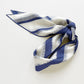 Timeless Stripes Silk Scarf, Double-Sided Print with Luxury Hand-Rolled, Sand-Washed Finish