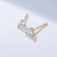 Amalia Earrings, Elegant Cubic Zirconia Studs