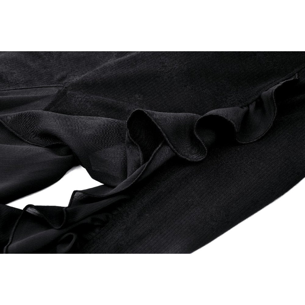 Dark In Love Izora Asymmetrical Goth Skirt﻿