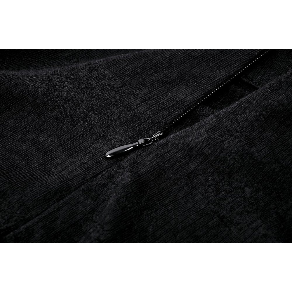 Dark In Love Izora Asymmetrical Goth Skirt﻿