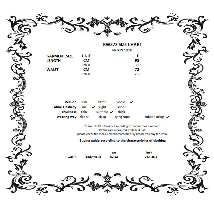 Dark in Love Cressida Gothic Princess Layered Cake Skirt