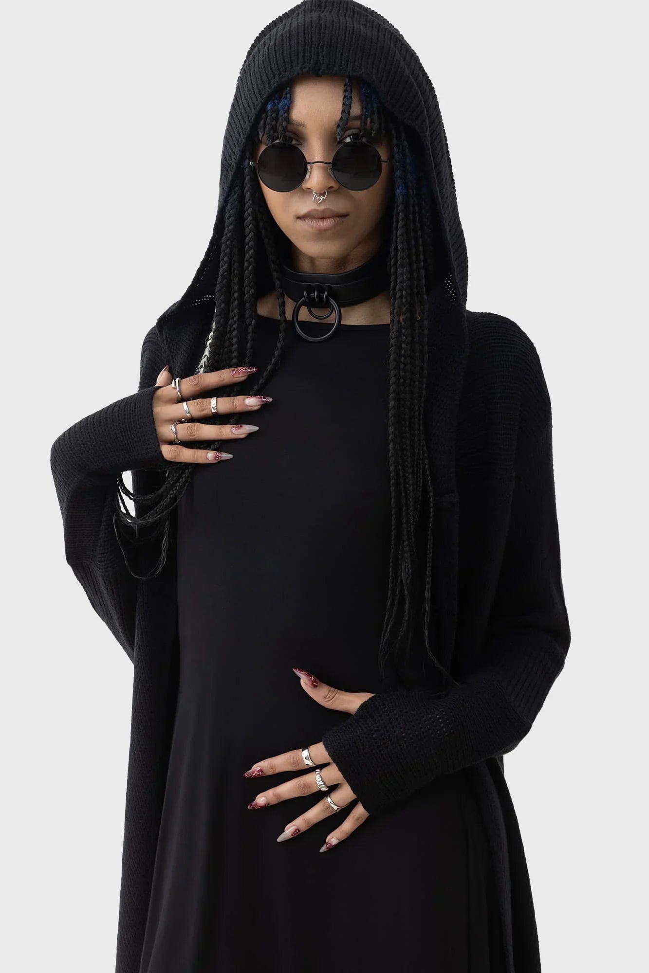 Killstar Last Quarter Hooded Cardigan