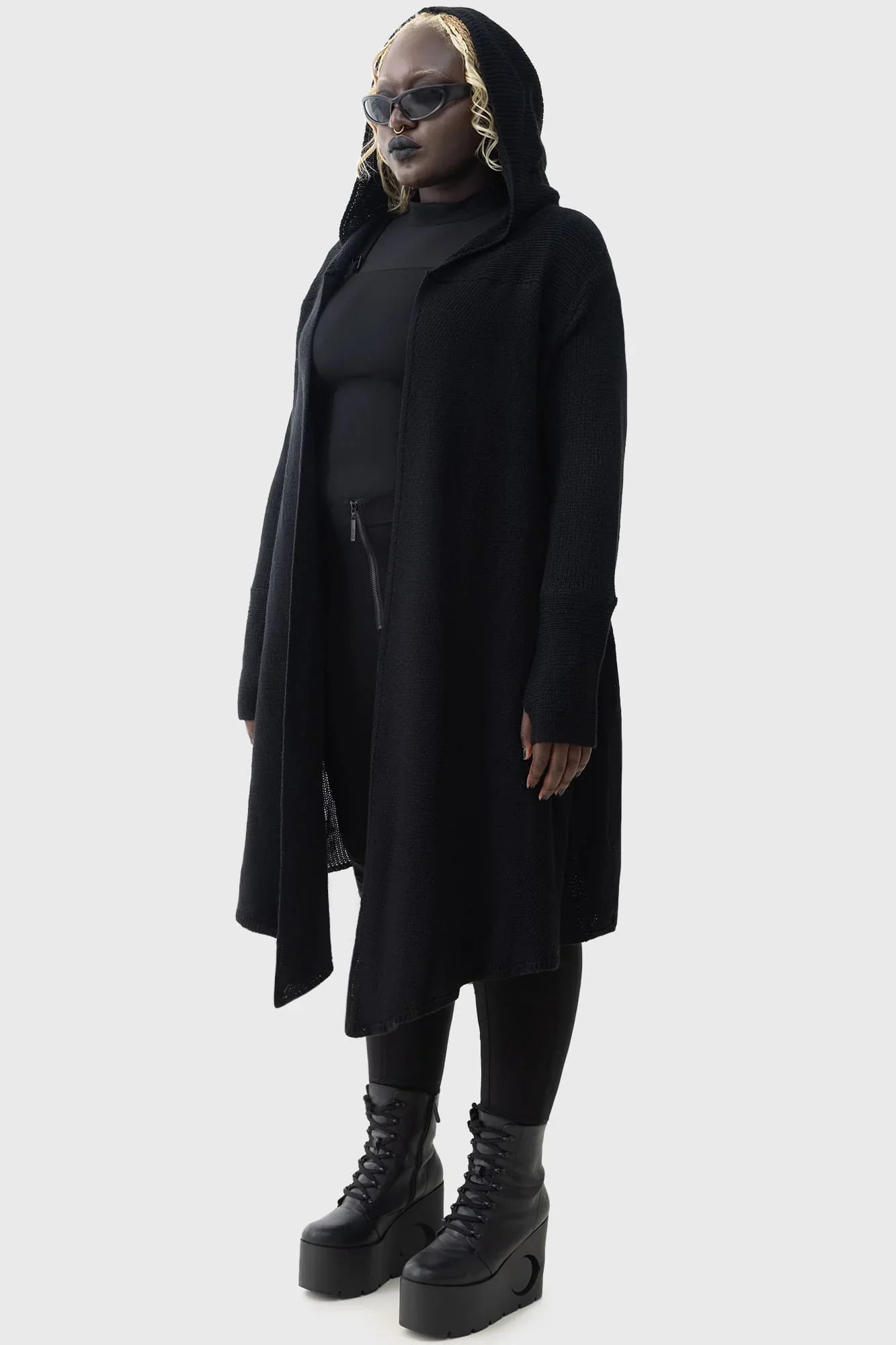 Killstar Last Quarter Hooded Cardigan