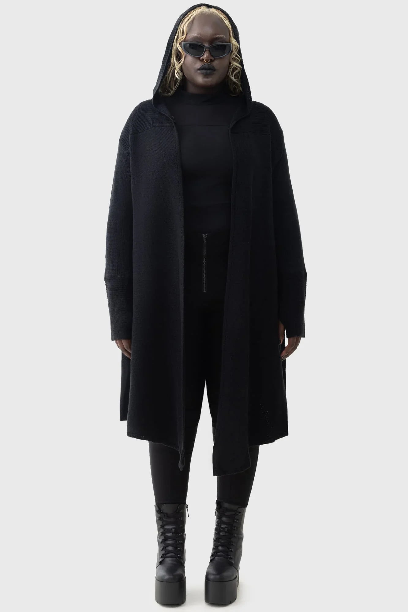 Killstar Last Quarter Hooded Cardigan