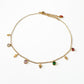 Vespera Luxe 18K Gold-Plated Charm Anklet