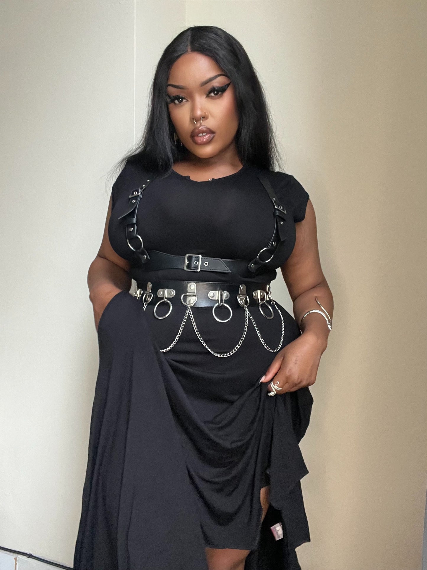 Necessary Evil Evaki High-Low Dress, Plus Sizes