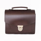 Executive Handmade Leather Sugarcube Grande in Marsala Red