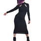 Necessary Evil Nyx Alternative Womenswear Midi Dress