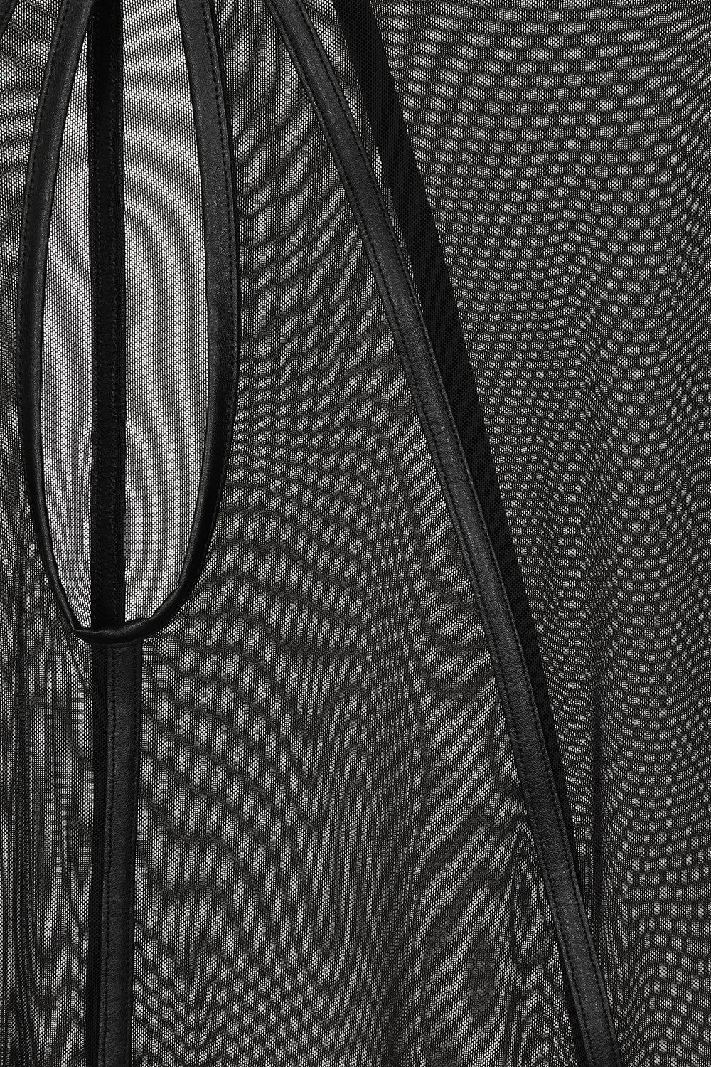 Necessary Evil Leutogi Mesh Bat Wing-Effect Poncho Top