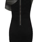 Necessary Evil Venus Wrapped Mesh Mini Dress