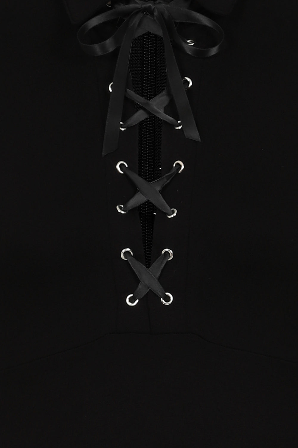 Necessary Evil Kali Long-Sleeve Midi Handkerchief Dress