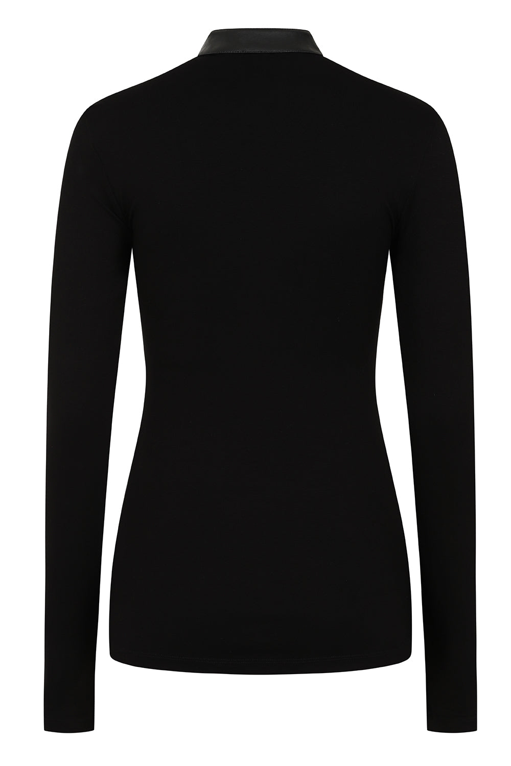 Necessary Evil Dione Long Sleeve Lace-Up Plunge Top