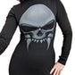 Necessary Evil Athena Vampire Skull Print Mini Dress