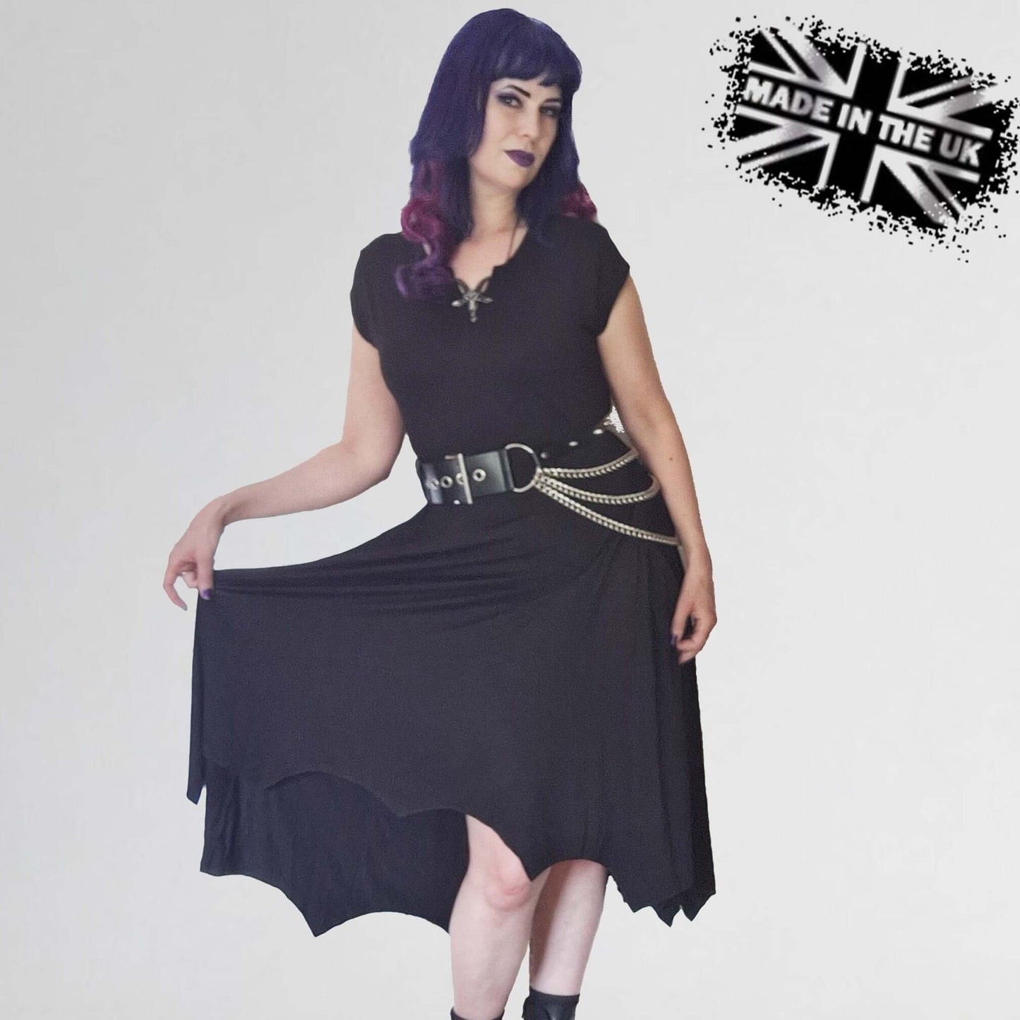 Necessary Evil Evaki High-Low Dress, Plus Sizes