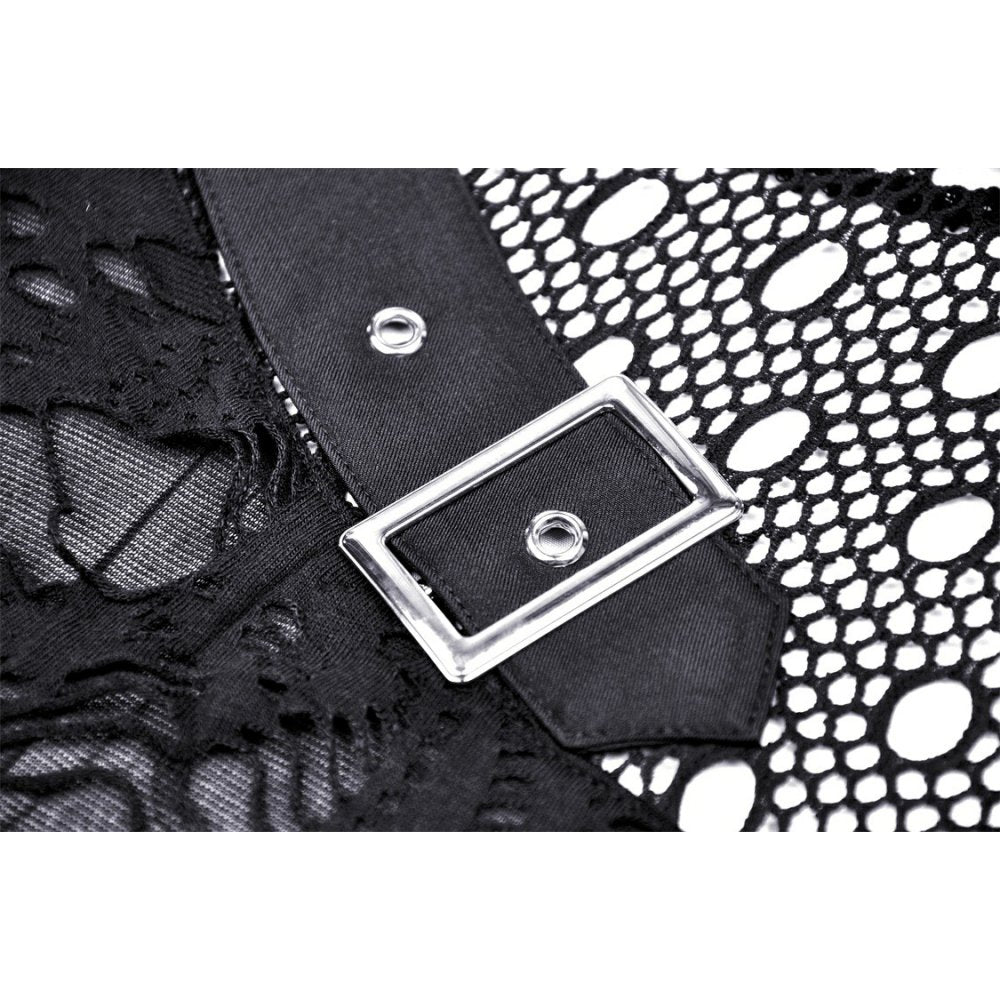 Dark In Love Gothic Fashion Womenswear Nola Long-Sleeve Top