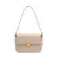 Vireous Two-Layer Cowhide European Retro Underarm Handbag