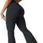 Women's Sleeveless Flare Jumpsuit, Fitness Yoga Suit