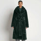 Vireous Faux Rabbit Mink Long Fur Coat, Multi Colours