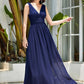 Bridesmaid Plus-Size High Waist Classic Evening Dress