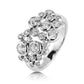 Irregular 'Starry Night' Zirconia Studded Fashion Ring